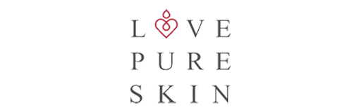 Onlineshop Referenz, love pure skin logo